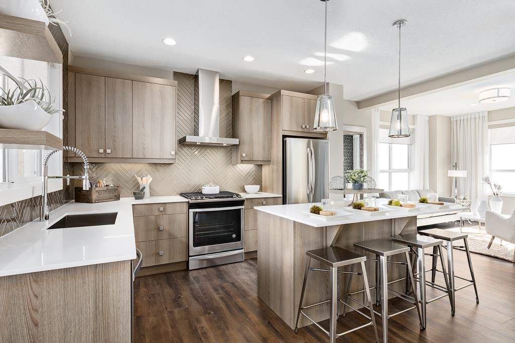 Kitchen in Walden Place condos for sale